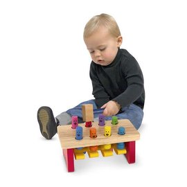 Melissa & Doug Deluxe Pounding Bench Toddler Toy