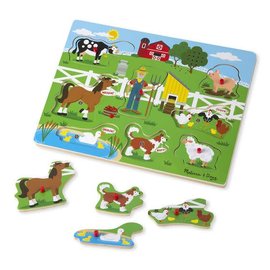 Melissa & Doug Old MacDonald's Farm Sound Puzzle
