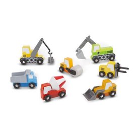 Melissa & Doug Wooden Construction Site Vehicles