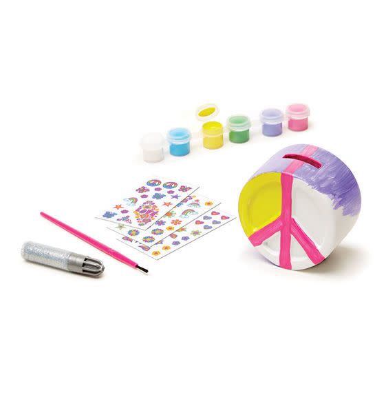 Melissa Doug Decorate Your Own Peace Sign Bank Enchantedforest