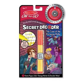 Melissa & Doug Secret Decoder Set - Case of the Runaway Ruby