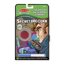 Melissa & Doug Secret Decoder Set - Case of the Slippery Flippers