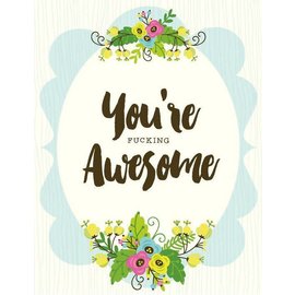 Yellow Bird Paper Greetings You're Awesome Greeting Card
