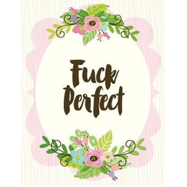 Yellow Bird Paper Greetings Fuck Perfect Greeting Card