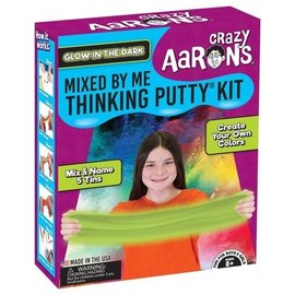 Crazy Aaron's Thinking Putty Mixed by Me Thinking Putty Kit Glow in the Dark