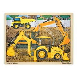 Melissa & Doug Diggers at Work Wooden Jigsaw Puzzle - 24 Pieces