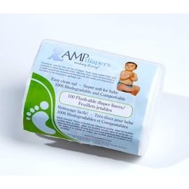 AMP Diapers AMP Flushable Liners