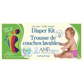 AMP Diapers AMP Diaper Kit- Bamboo