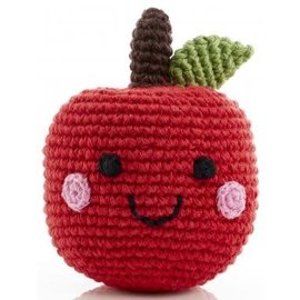 Pebble Pebble Handmade Happy Apple Rattle