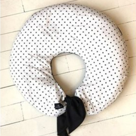Buckwheat Nursing Pillow Black Dots Evymama Nursing Maternity