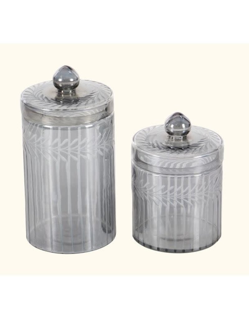 Glass Decorative Jar Set Of 2 Gifts And More