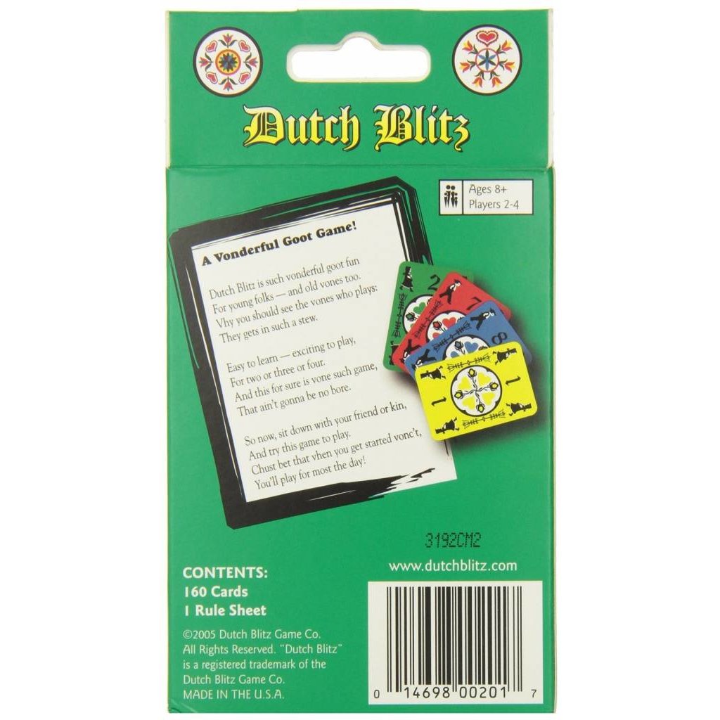 Dutch Blitz Card Game Minds Alive Toys Crafts Books