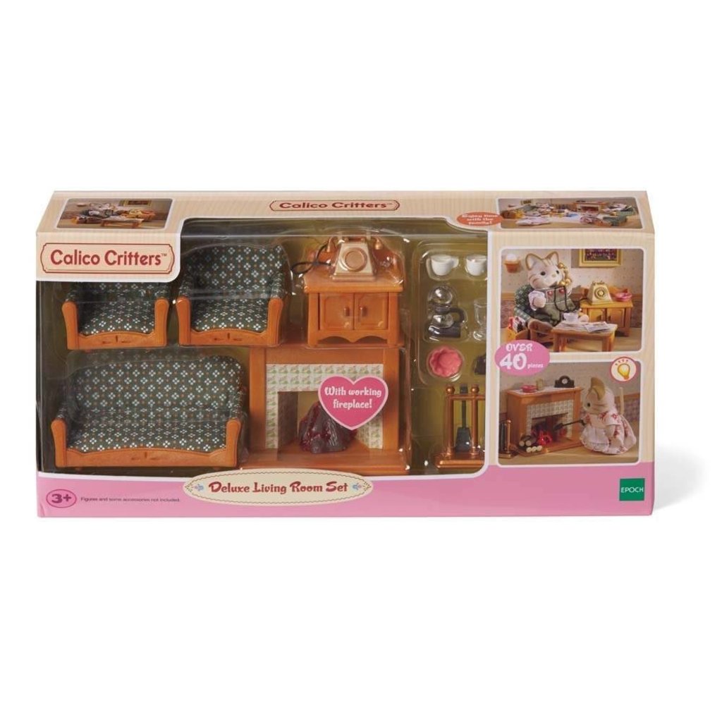 Calico Critters Room Deluxe Living Room Set Minds Alive! Toys Crafts