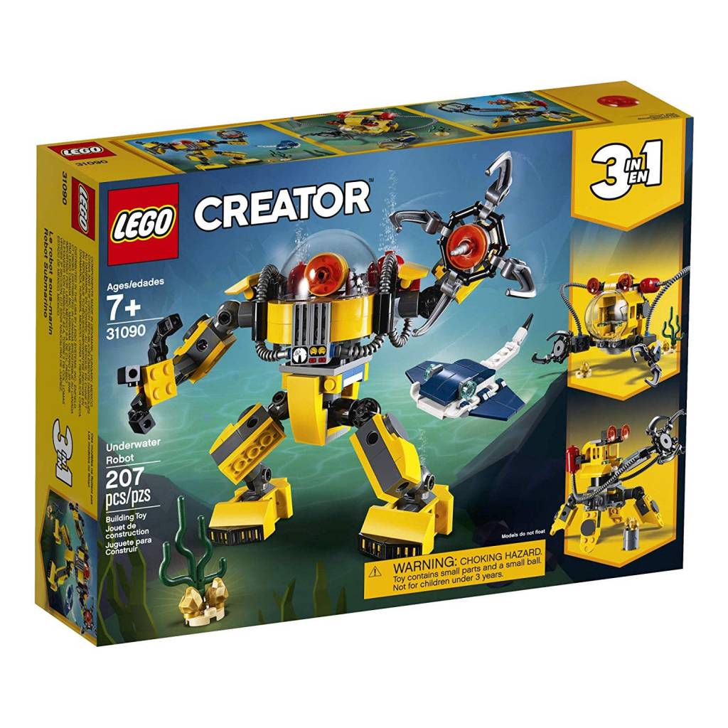Lego Creator Underwater Robot Minds Alive Toys Crafts Books