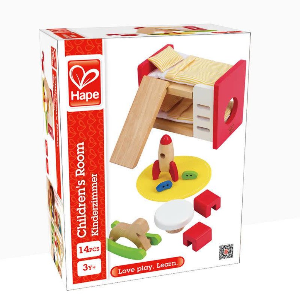 Hape Wooden Doll House Furniture Children's Room Minds Alive! Toys