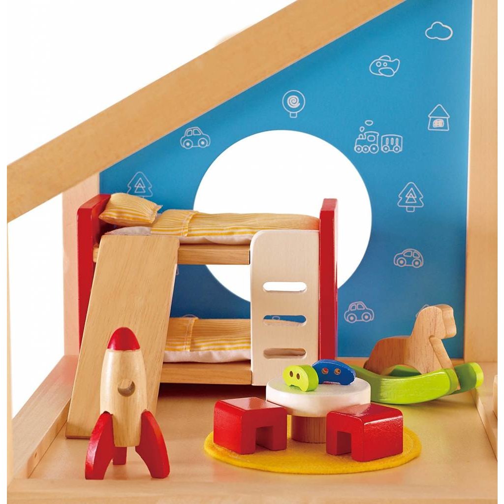 Hape Wooden Doll House Furniture Children's Room Minds Alive! Toys