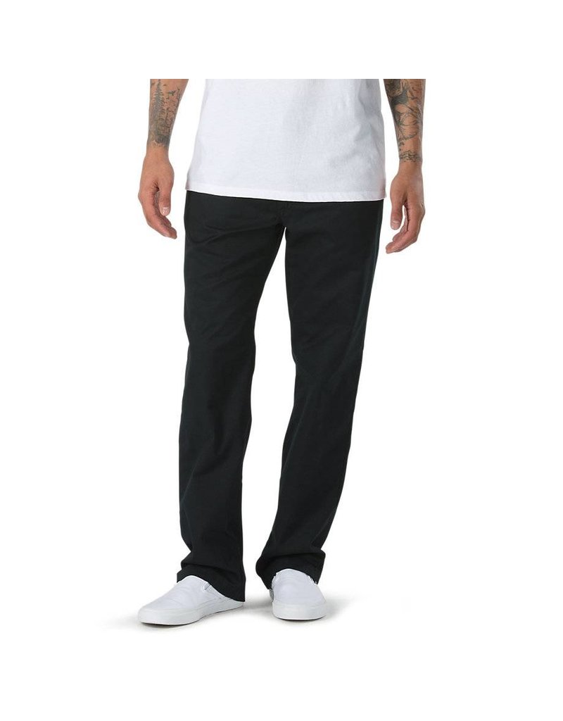 Vans Mens Authentic Pro Chino (Straight fit) Pant Black FA SKATES