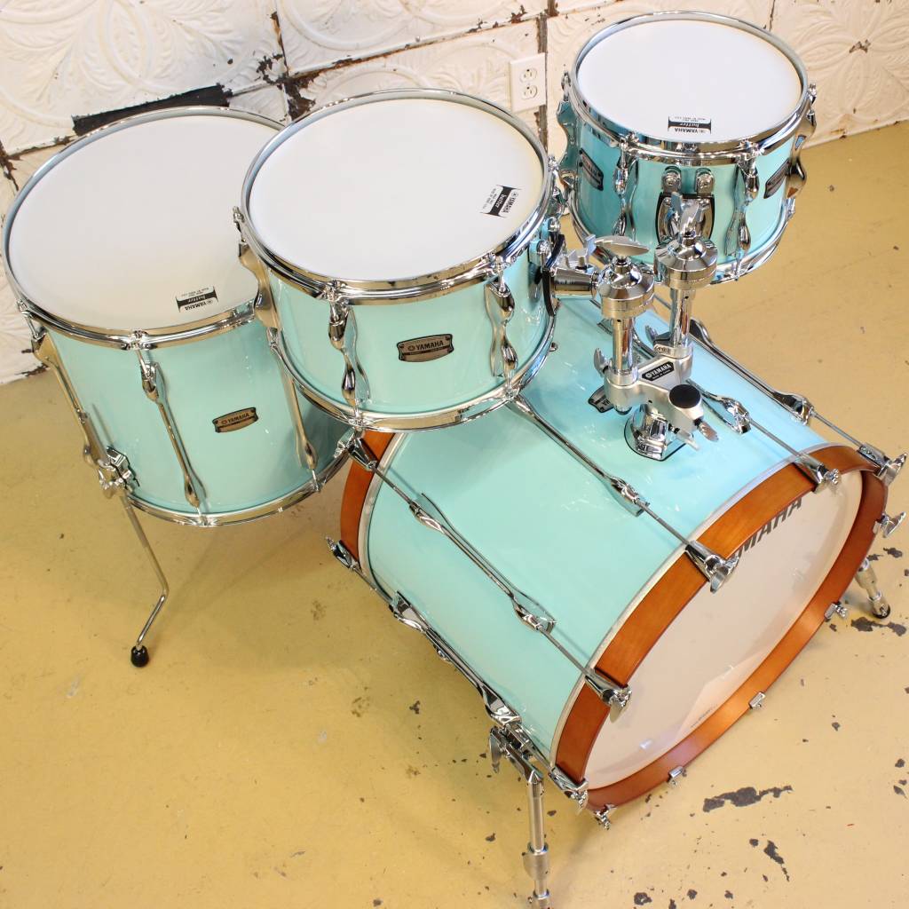Yamaha Recording Custom Surf Green Drum Kit 22101216in Timpanopercussion