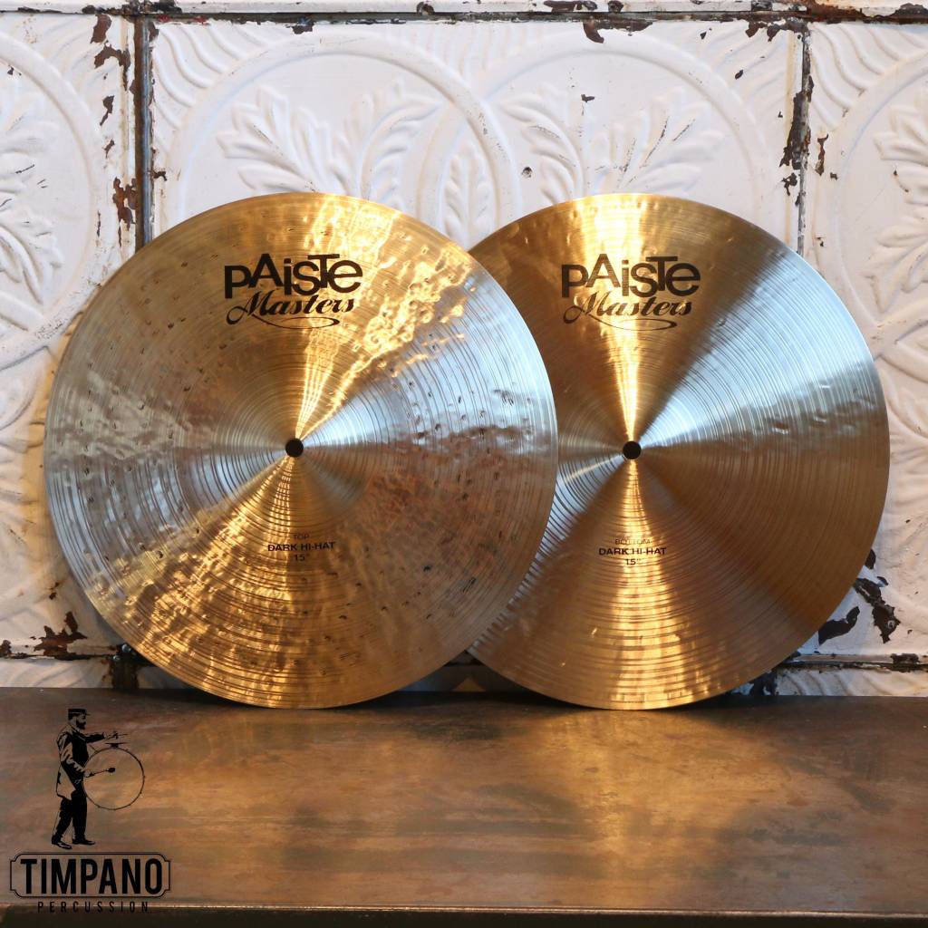 ベストセラーの-PAiSTe Masters Dark HiHat 15 pair：イケベ楽器