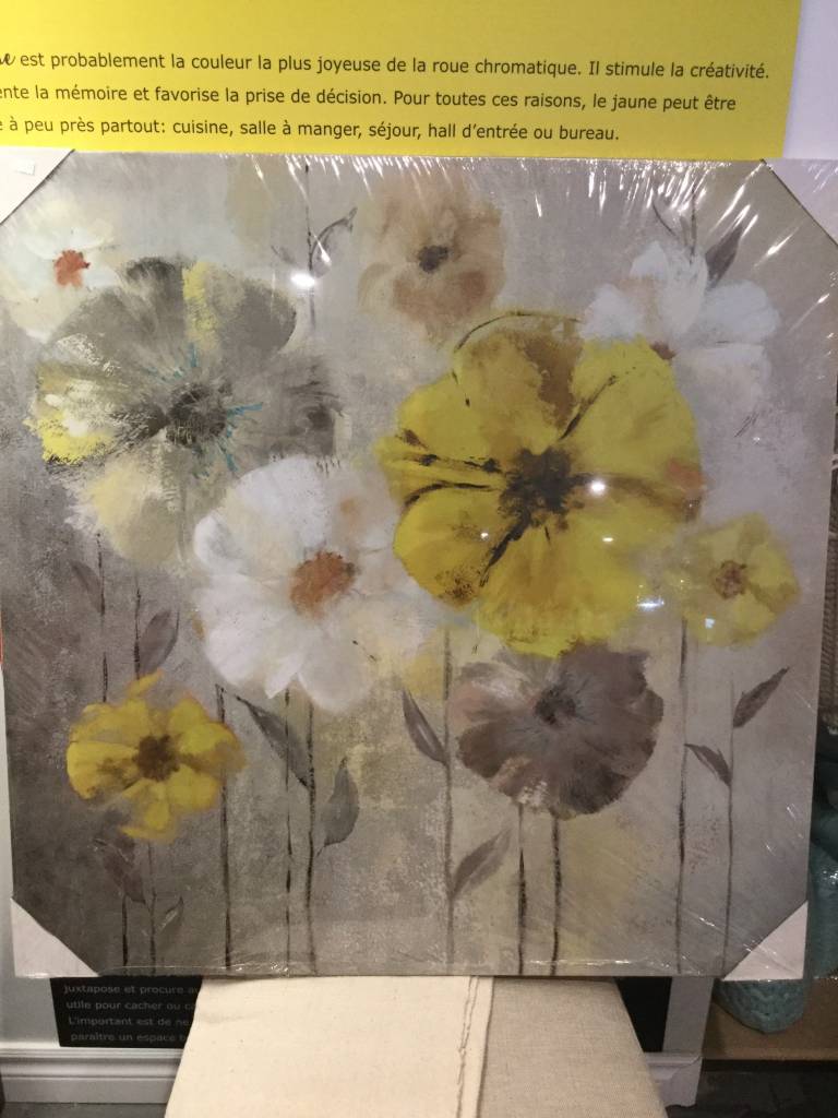 Yellow Flower Wall Art