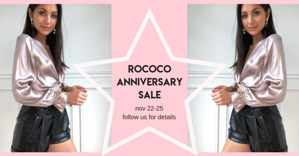 Rococo Anniversary Sale
