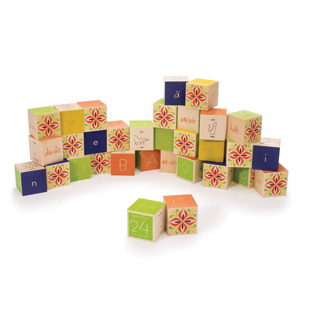 Foreign Alphabet Blocks Vietnamese