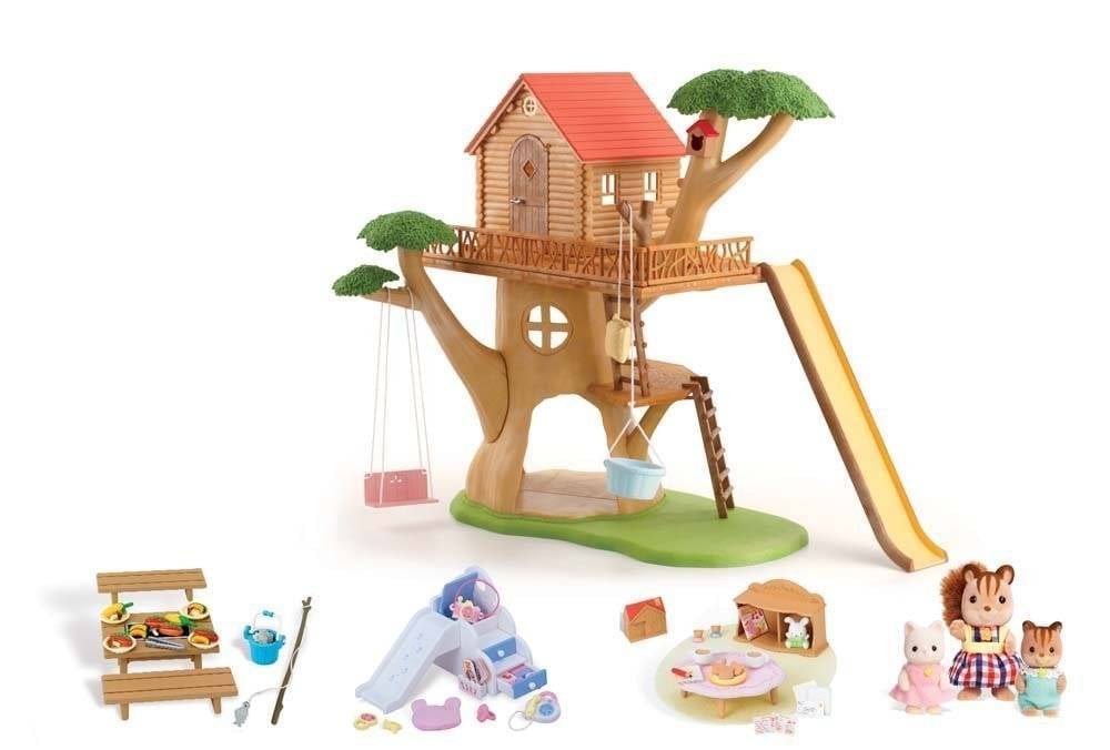 calico critters tree house gift set