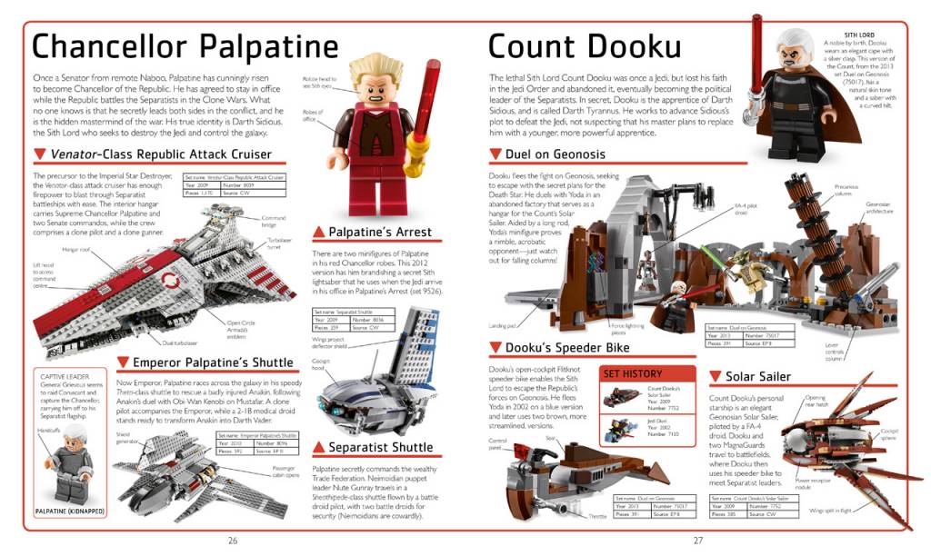 LEGO STAR WARS VISUAL DICTIONARY UPDATED & EXPANDED HB THE TOY STORE