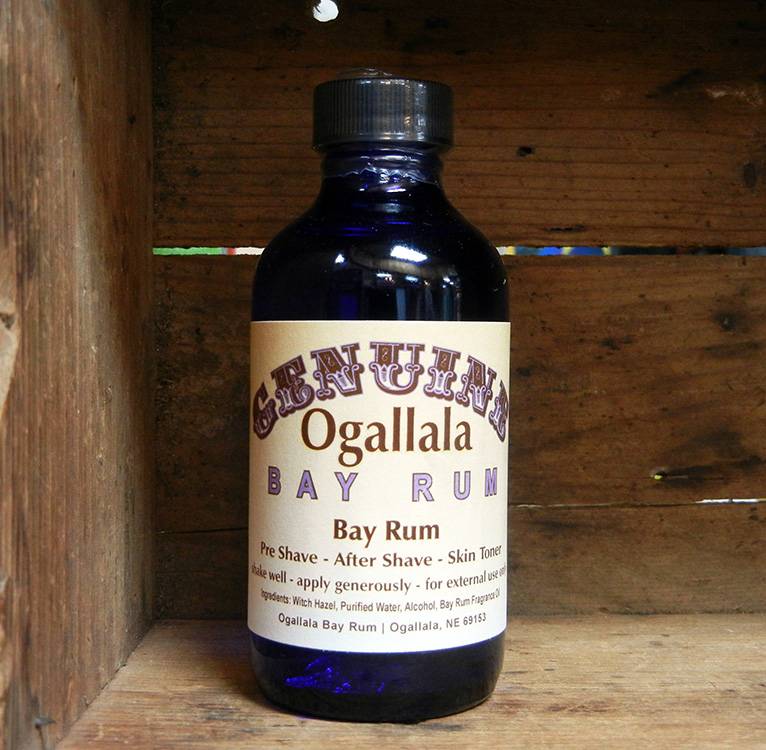 Ogallala Bay Rum After Shave 4 oz Bottle Just For Him Gift Shop