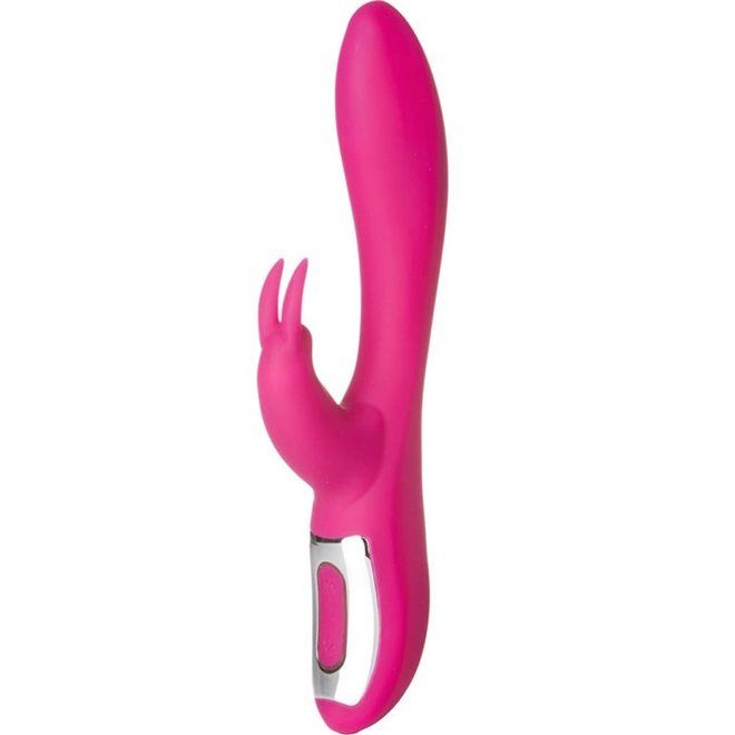 Розовый Силиконовый Вибратор