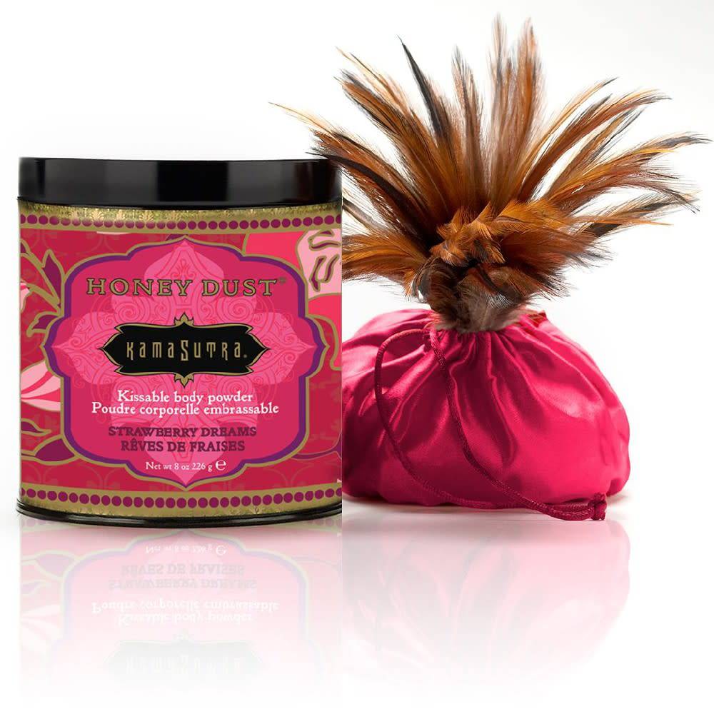 Ароматная пудра для тела KamaSutra Honey Dust Body Powder клубничные мечты, 28 г KS13014 - Kama Sutra  - Массажная пудра - Купить