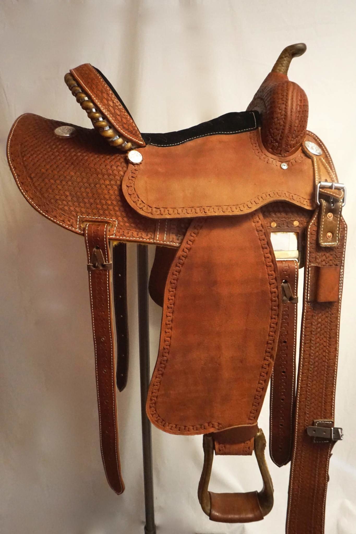 CHINO TOOLED BARREL SADDLE 100204002 Corral Western Wear