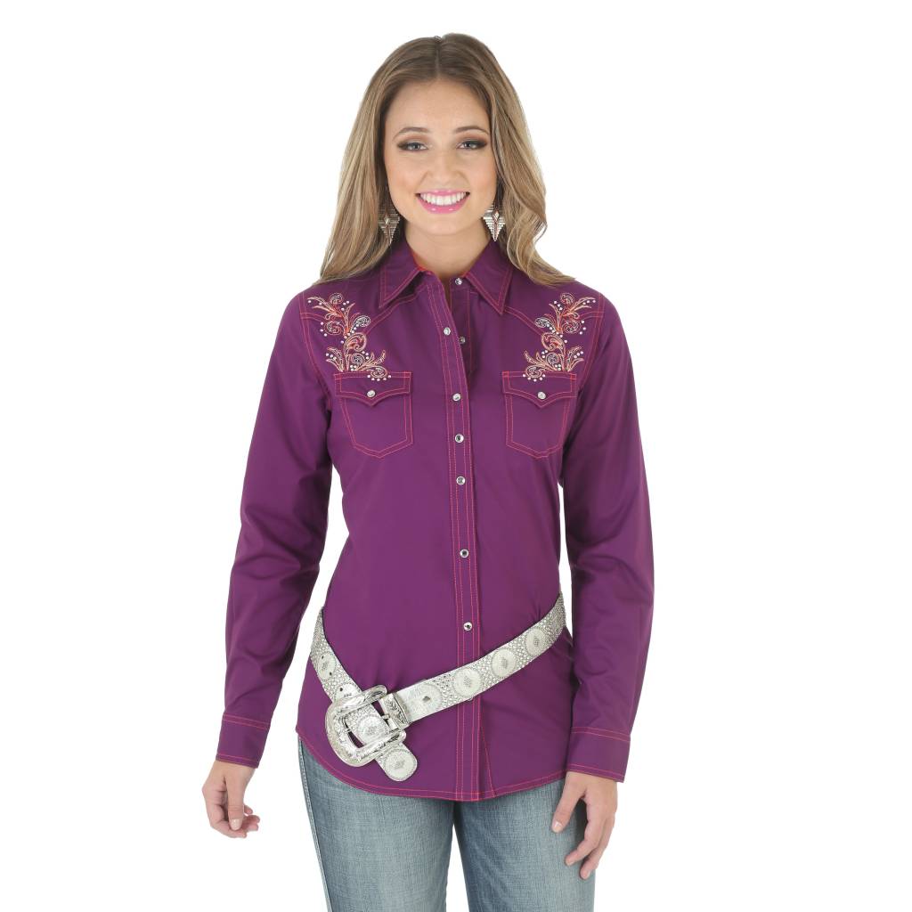 Wrangler Rock 47 >> Wrangler Women S Rock 47 By Wrangler Snap Front Shirt Lj7011p Wrangler Rock 47 >> Wrangler Women S Rock 47 By Wrangler Snap Front Shirt Lj7011p