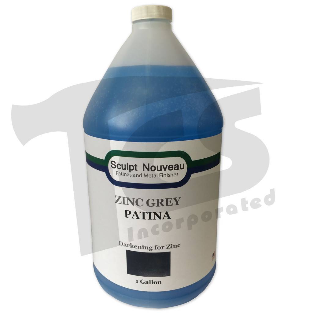Traditional Zinc Grey Patina Gallon The Compleat Sculptor The