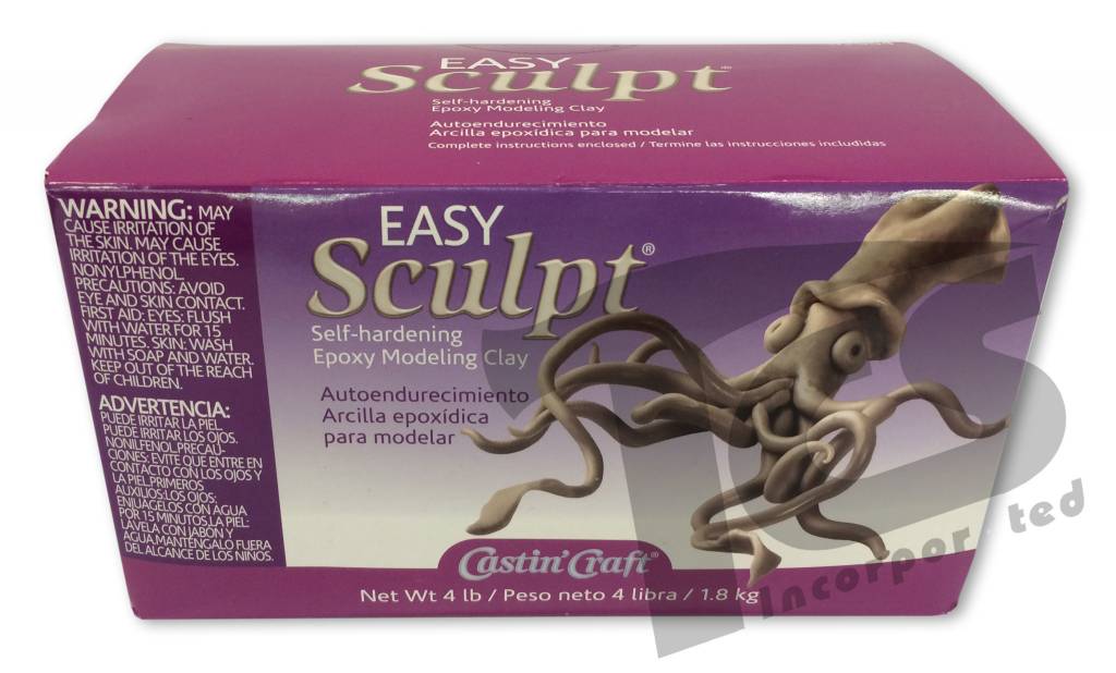 EasySculpt Epoxy Modeling Clay 4lb The Compleat Sculptor The