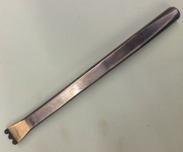 Carbide Hand Limestone 3 Tooth Chisel 3/4" The Compleat Sculptor