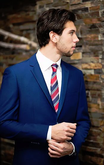Wear A Blue Suits for Your Wedding!!