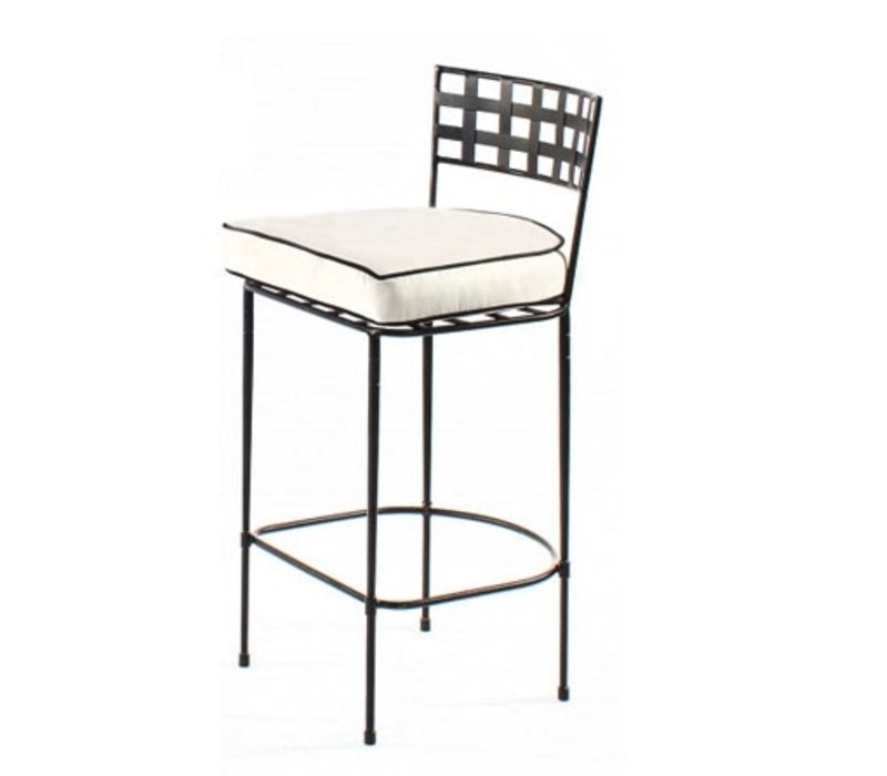 Amalfi Living Bar Stool In Coated Steel Kolo Bar Stool In Coated Steel