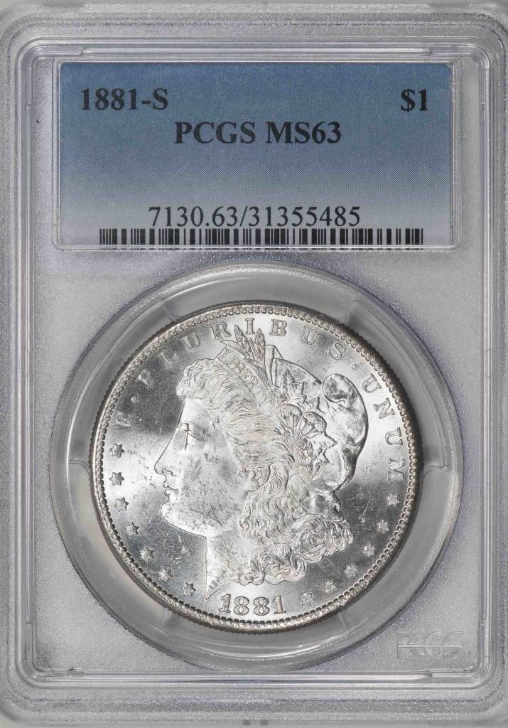 1881-S PCGS MS63 MORGAN DOLLAR - Sahara Coins & Precious Metals