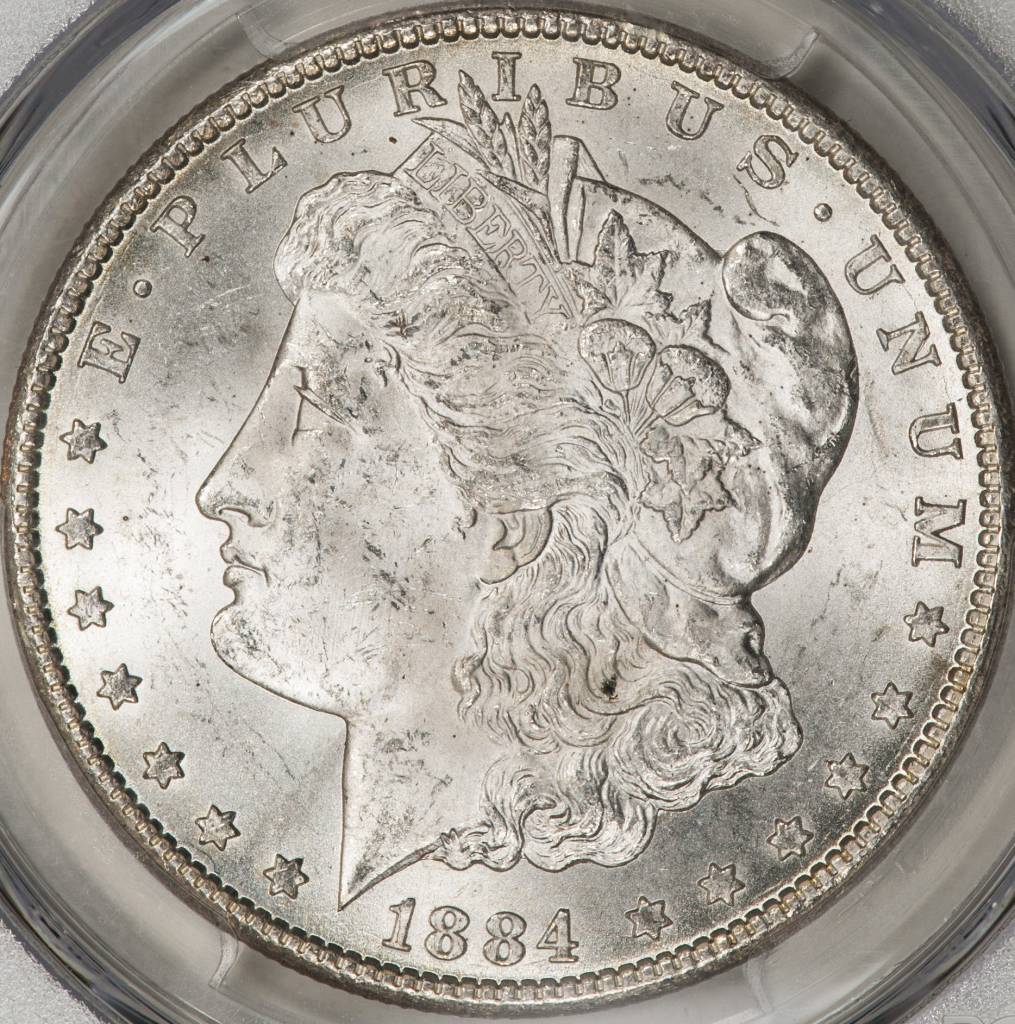 1884-CC PCGS MS63 Morgan Silver Dollar - Sahara Coins & Precious Metals