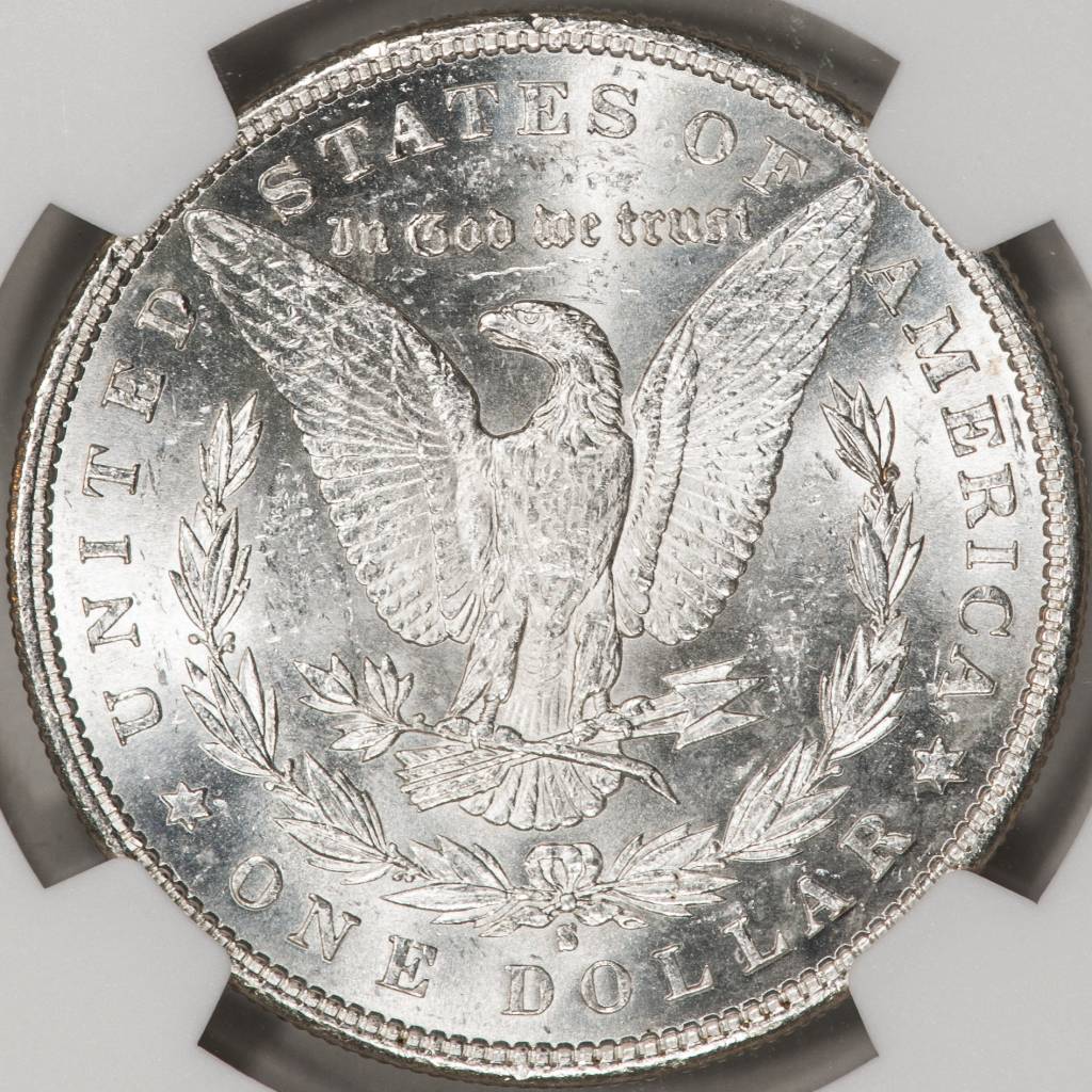1890-S NGC MS63 Morgan Silver Dollar - Sahara Coins & Precious Metals