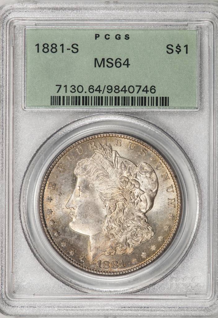 1881 S PCGS MS64 Morgan Silver Dollar - Sahara Coins & Precious Metals