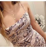 Dessert Snakeskin Dress