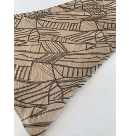 Geo Woven Midi Skirt