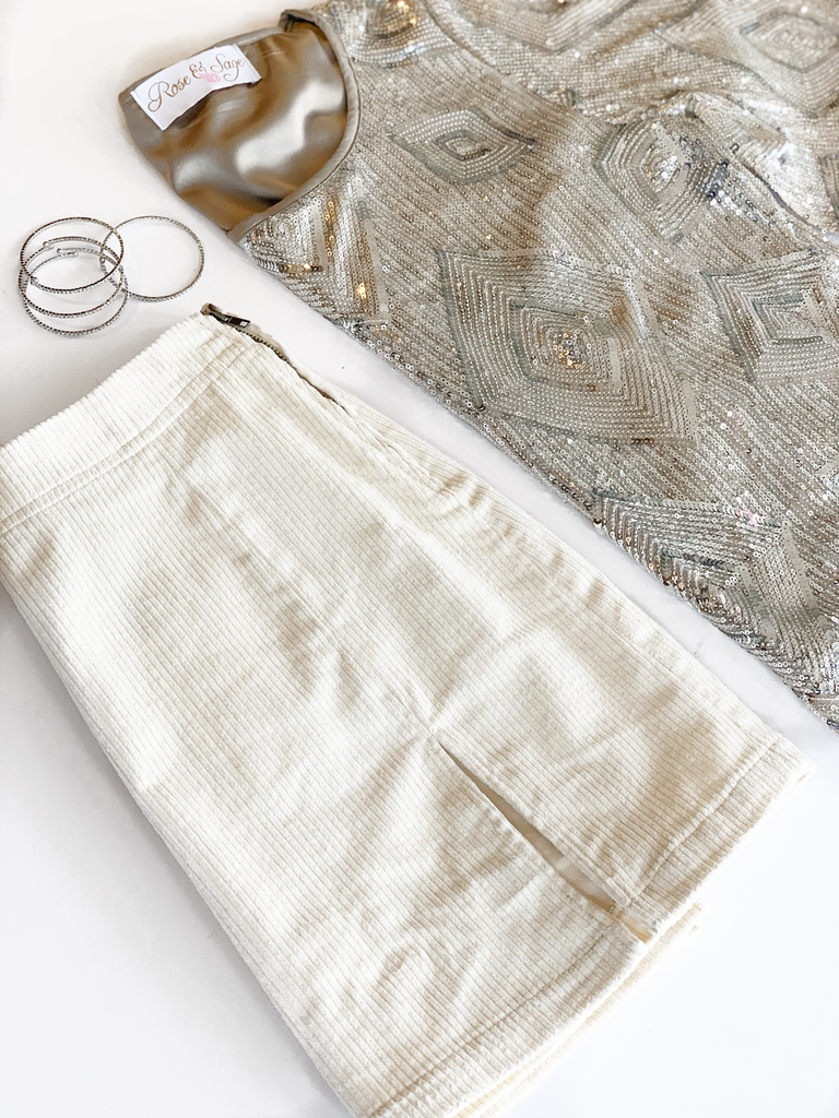 Uprich Sequin Top