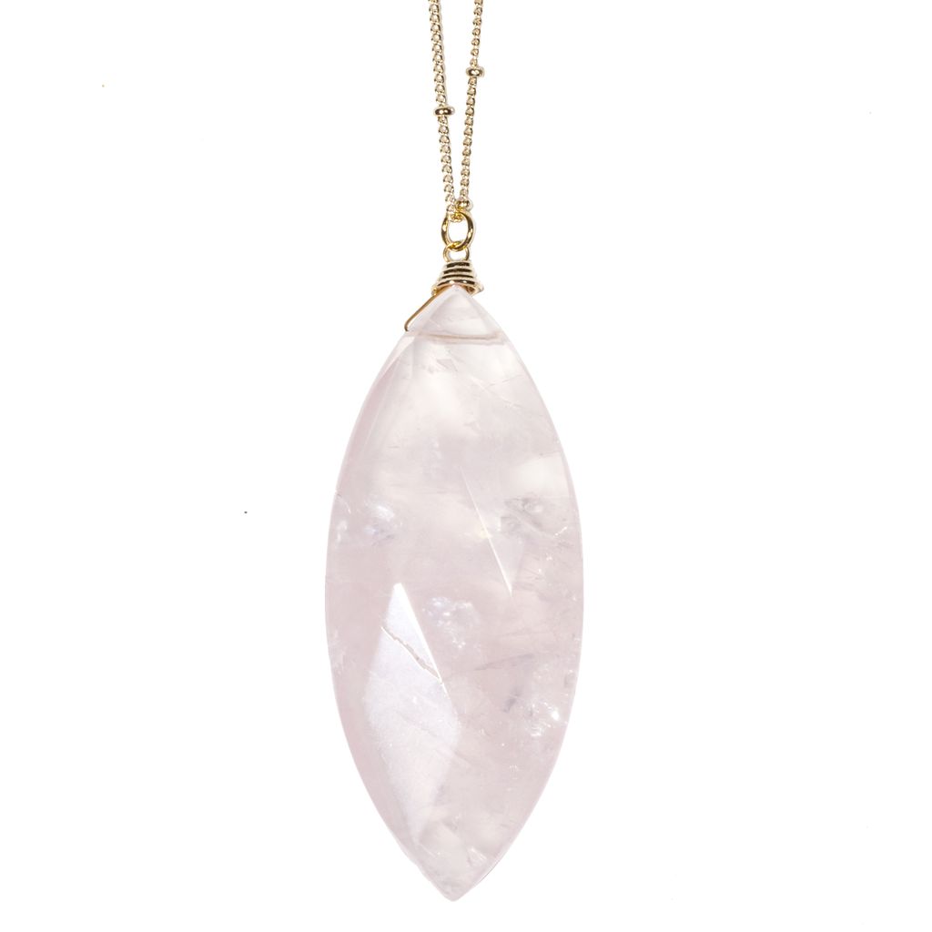 Faceted Stone Necklace