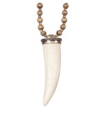 Beaded Horn Necklace