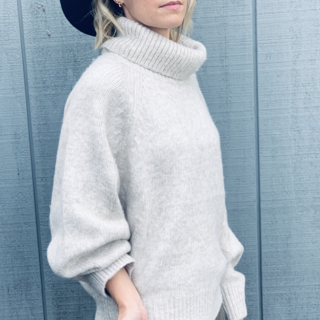 Heather Turtle Neck Sweater