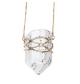 Pointed Stone Necklace