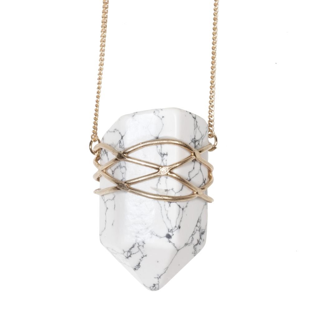 Pointed Stone Necklace